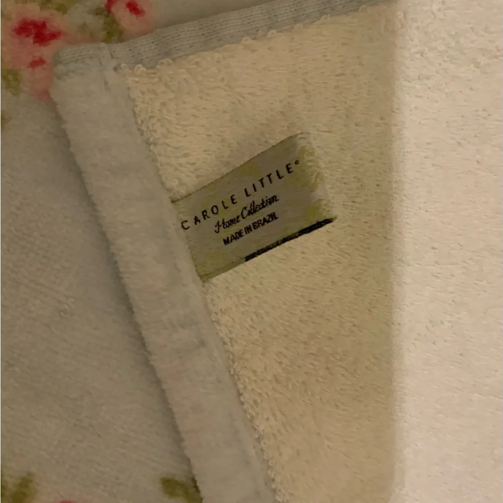 Floral Bath Sheet with Hand Towel